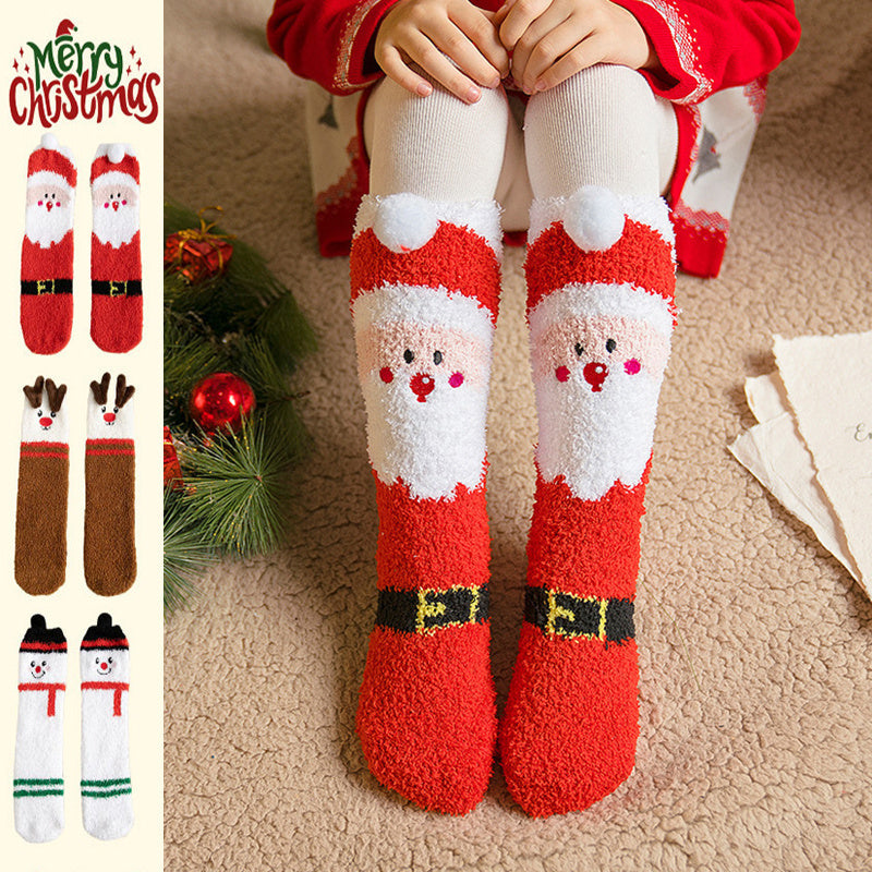 Classic Christmas Winter Socks - No-shedding Cute (Elk, Santa, Claus,