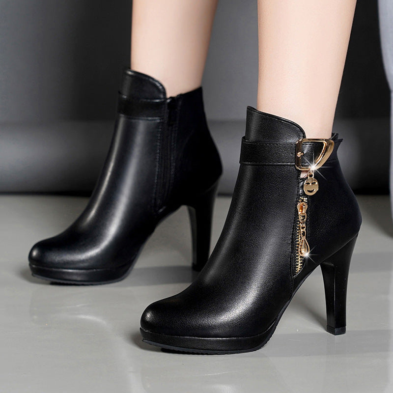 Women's Autumn Leather Boots