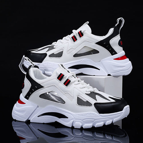White Sneakers - Non Slip Walking Running Shoes Sports