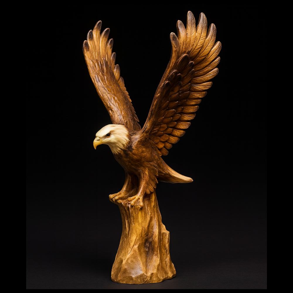 Bald Eagle Resin Sculpture Premium Home & Office Decor