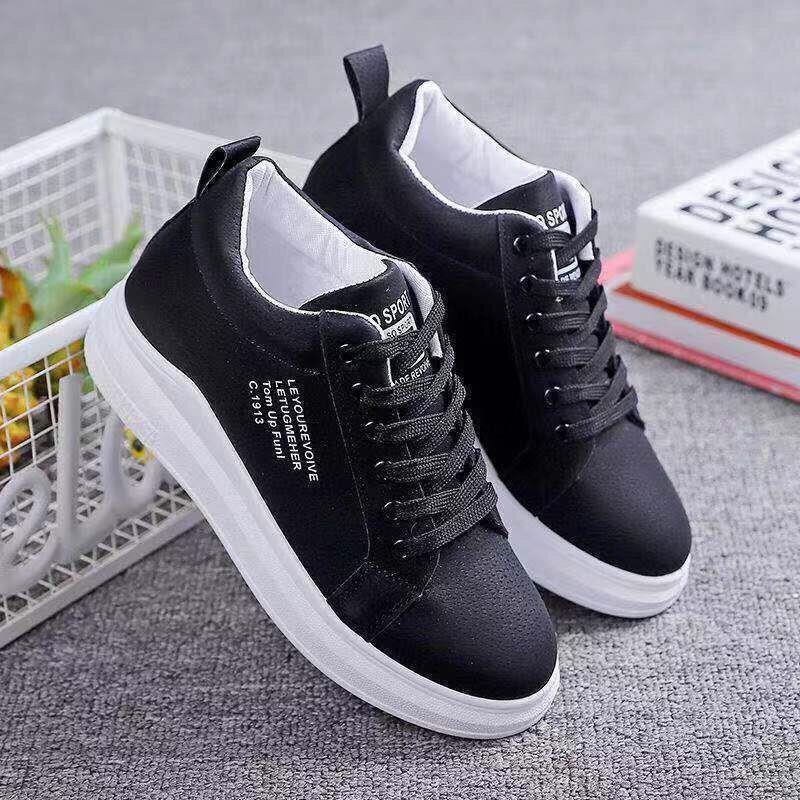 All-match Thick-soled And Velvet Sneakers - Thickened Warm Daddy Shoes