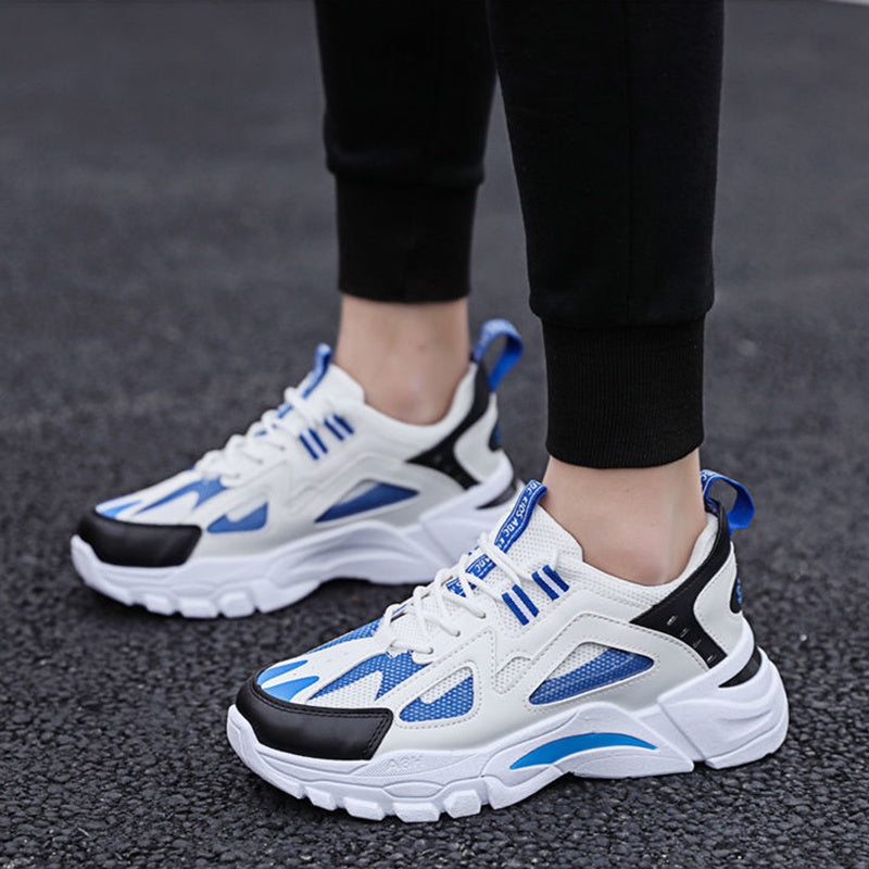White Sneakers - Non Slip Walking Running Shoes Sports