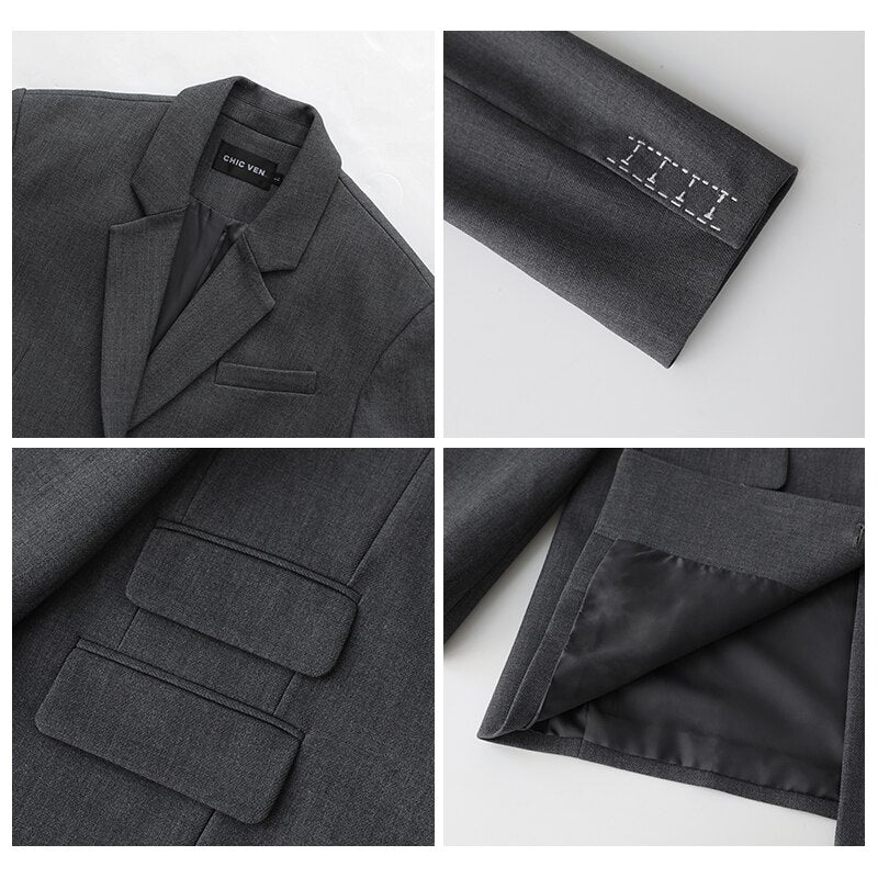 Twill Blazers Women | Twil Blazer Women | Chic Blazer | Outerwear |