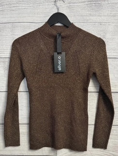 Oliver.O Mock kneck ribbed long sleeve