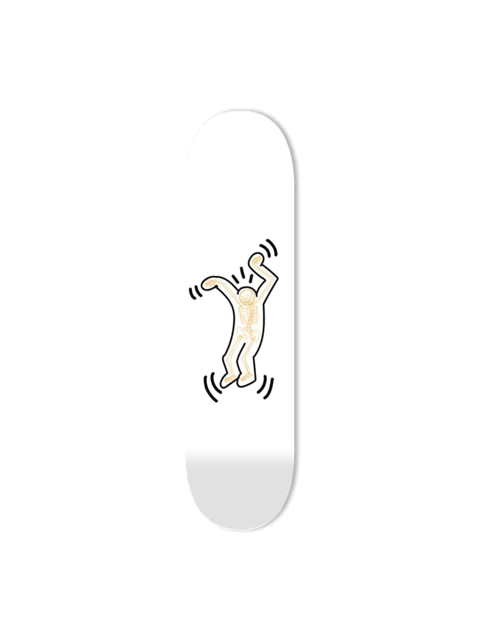 Skeleton Orange Skateboard