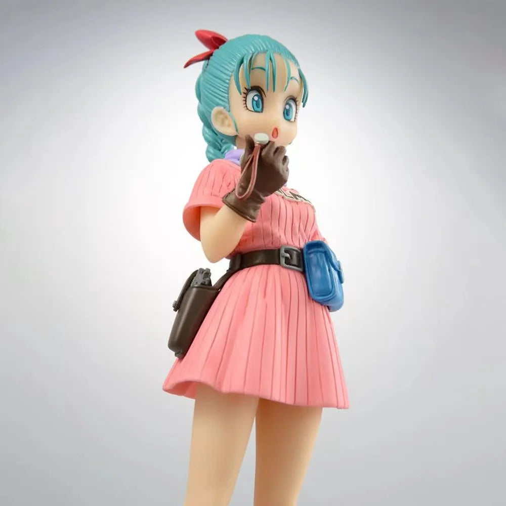 15cm Dragon Ball AFigures Childhood Bulma Action Figurine Statue Toy