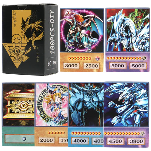 66-148PCS Yugioh Cards with Tin Box Yu Gi Oh Card English Holographic