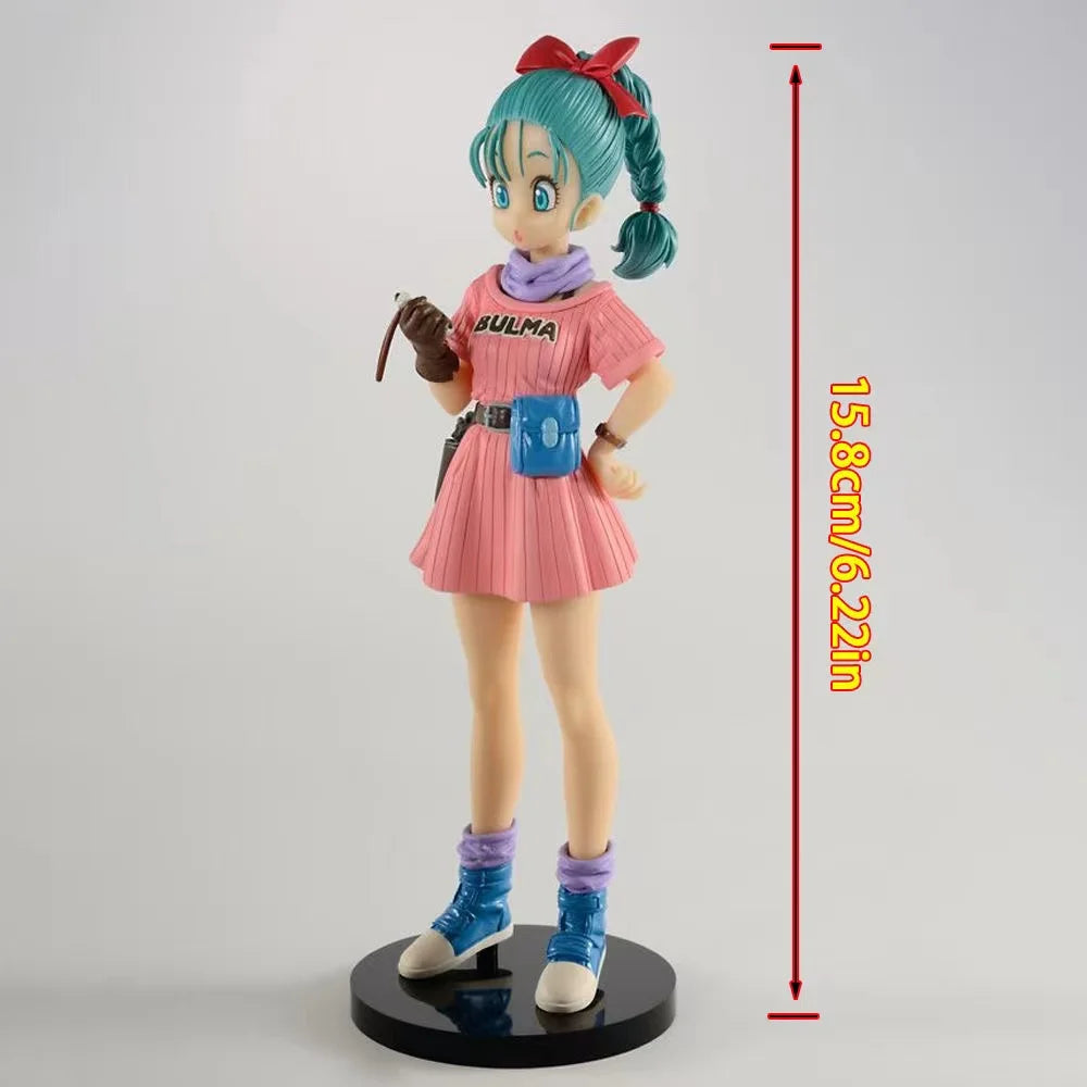 15cm Dragon Ball AFigures Childhood Bulma Action Figurine Statue Toy