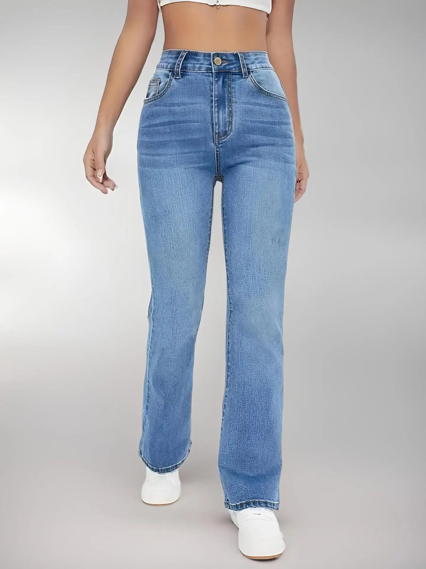 New women's hot jeans slimming European and American style casual