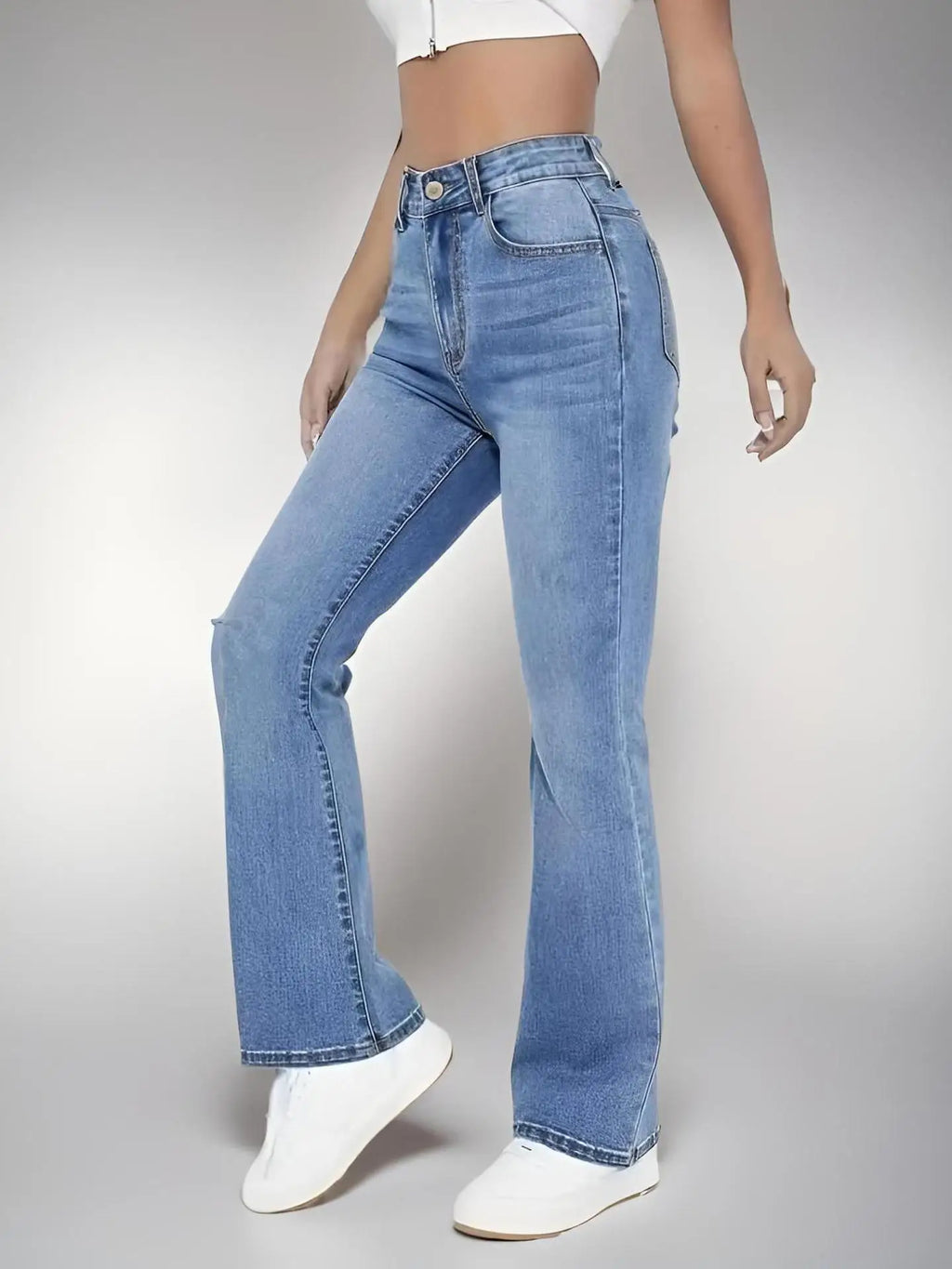 New women's hot jeans slimming European and American style casual