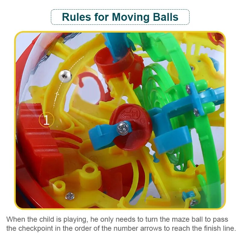 Maze Ball Mini 3D Magic Puzzle Intelligence & Idea Perplexus Maze Game