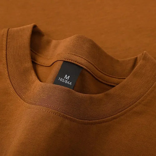 600grams 100% Cotton Men Oversized Heavyweight T Shirt Summer Women