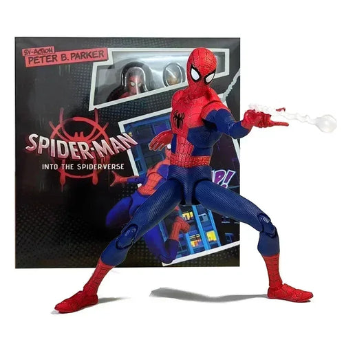2024 Spiderman Gwen Peter Action Figure Anime Spider-verse Collection