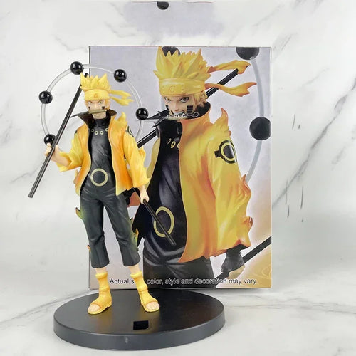 20cm Bandai Naruto Anime Figure Shippuden Uchiha Sasuke Hatake Kakashi
