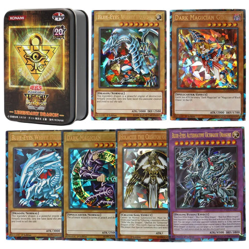 66-148PCS Yugioh Cards with Tin Box Yu Gi Oh Card English Holographic