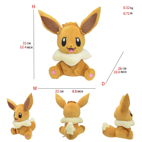 Big Umbreon Plush Toy Vaporeon Eevee sylveon laceon Flareon  Leafeon