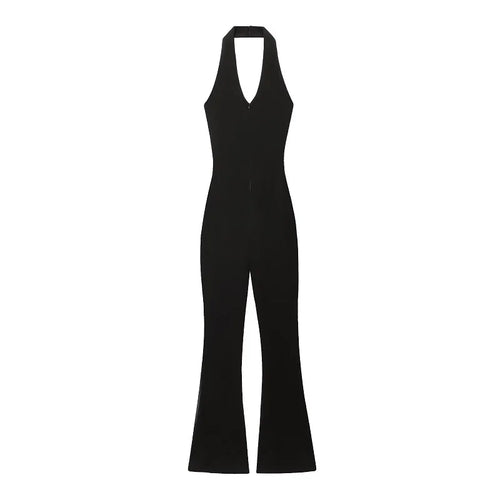 MUJER 2025 Long Jumpsuit Woman Flared Fitness Jumpsuits for Women