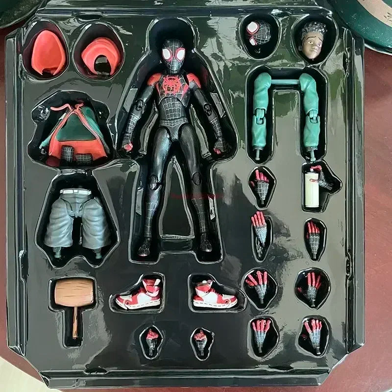 2024 Spiderman Gwen Peter Action Figure Anime Spider-verse Collection