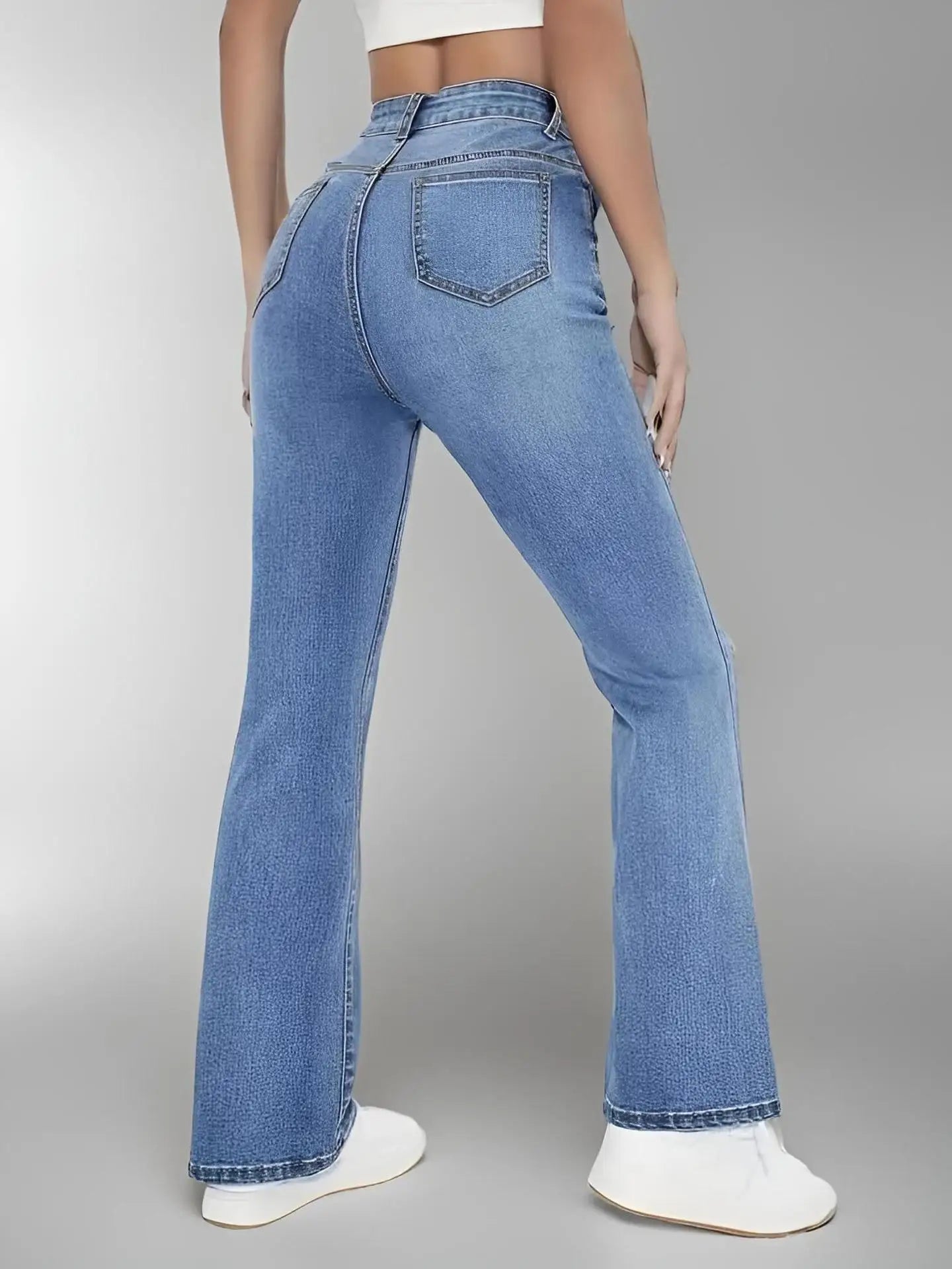 New women's hot jeans slimming European and American style casual