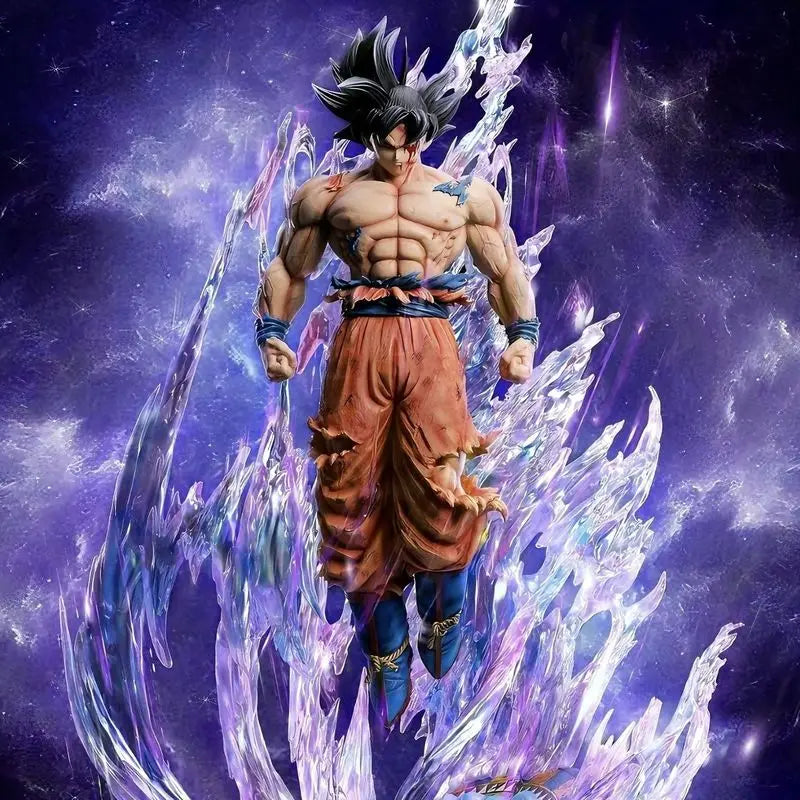 24cm Anime Dragon Ball Can Emit Light Figure Ultra Instinct Son Goku