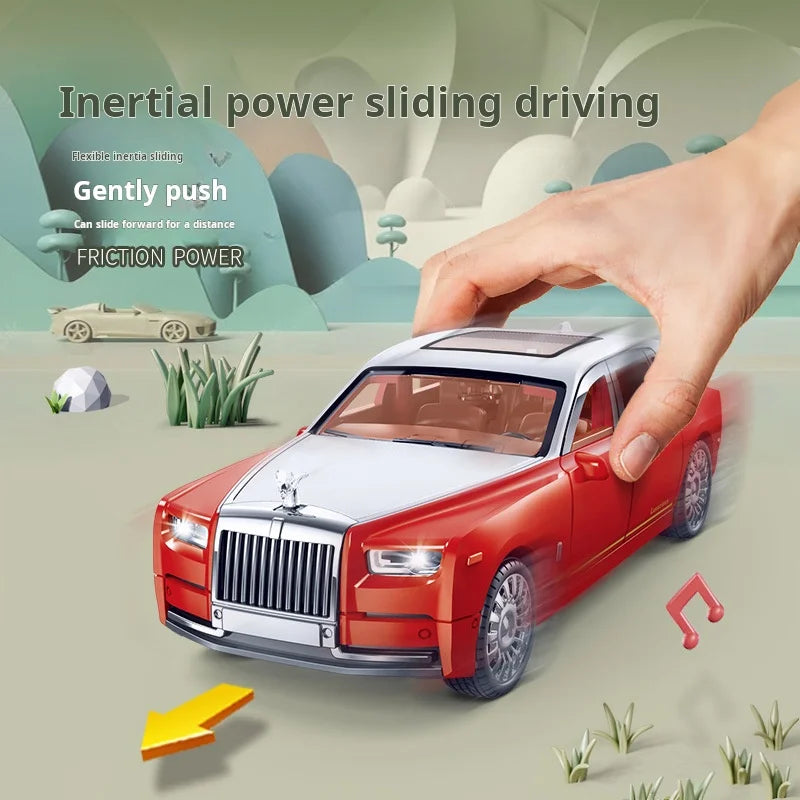 Simulation Rolls-Royce Phantom Model Car Model Ornaments Luxury Car