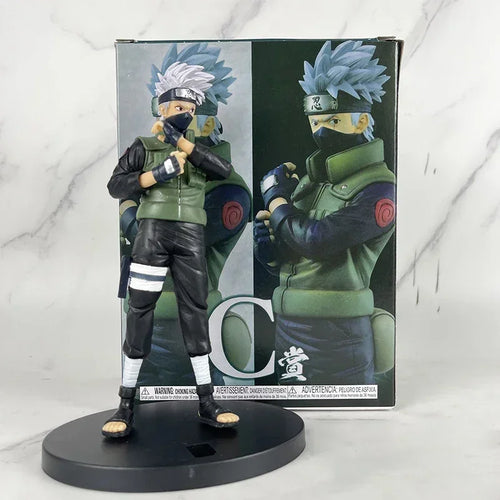 20cm Bandai Naruto Anime Figure Shippuden Uchiha Sasuke Hatake Kakashi
