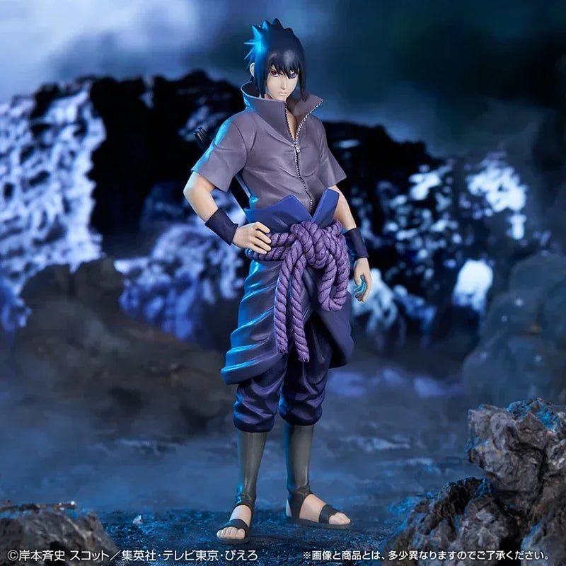 20cm Bandai Naruto Anime Figure Shippuden Uchiha Sasuke Hatake Kakashi