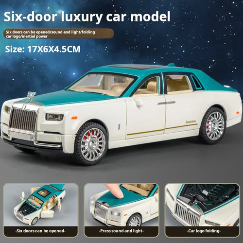 Simulation Rolls-Royce Phantom Model Car Model Ornaments Luxury Car