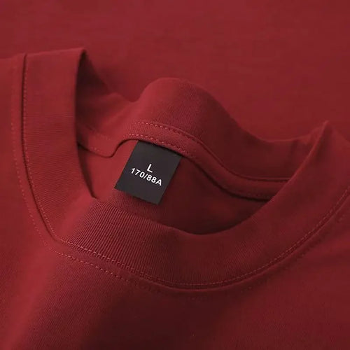 600grams 100% Cotton Men Oversized Heavyweight T Shirt Summer Women