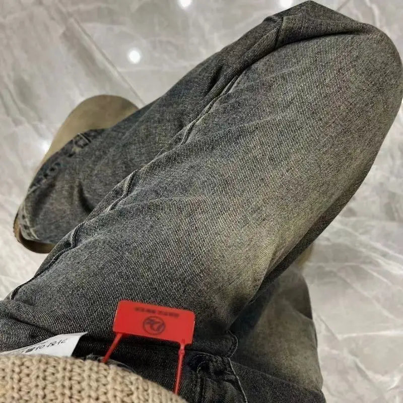 Womens Jeans Straight High Waist Slim Fit Stretch Denim Trousers