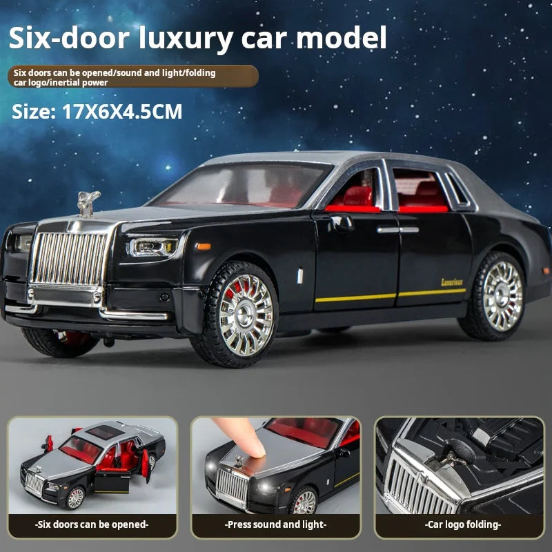 Simulation Rolls-Royce Phantom Model Car Model Ornaments Luxury Car