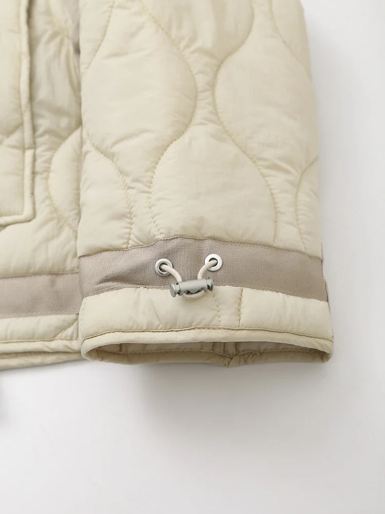 DiYiG WOMAN 2025 Autumn New Fashion Loose Cotton Jacket Short Coat