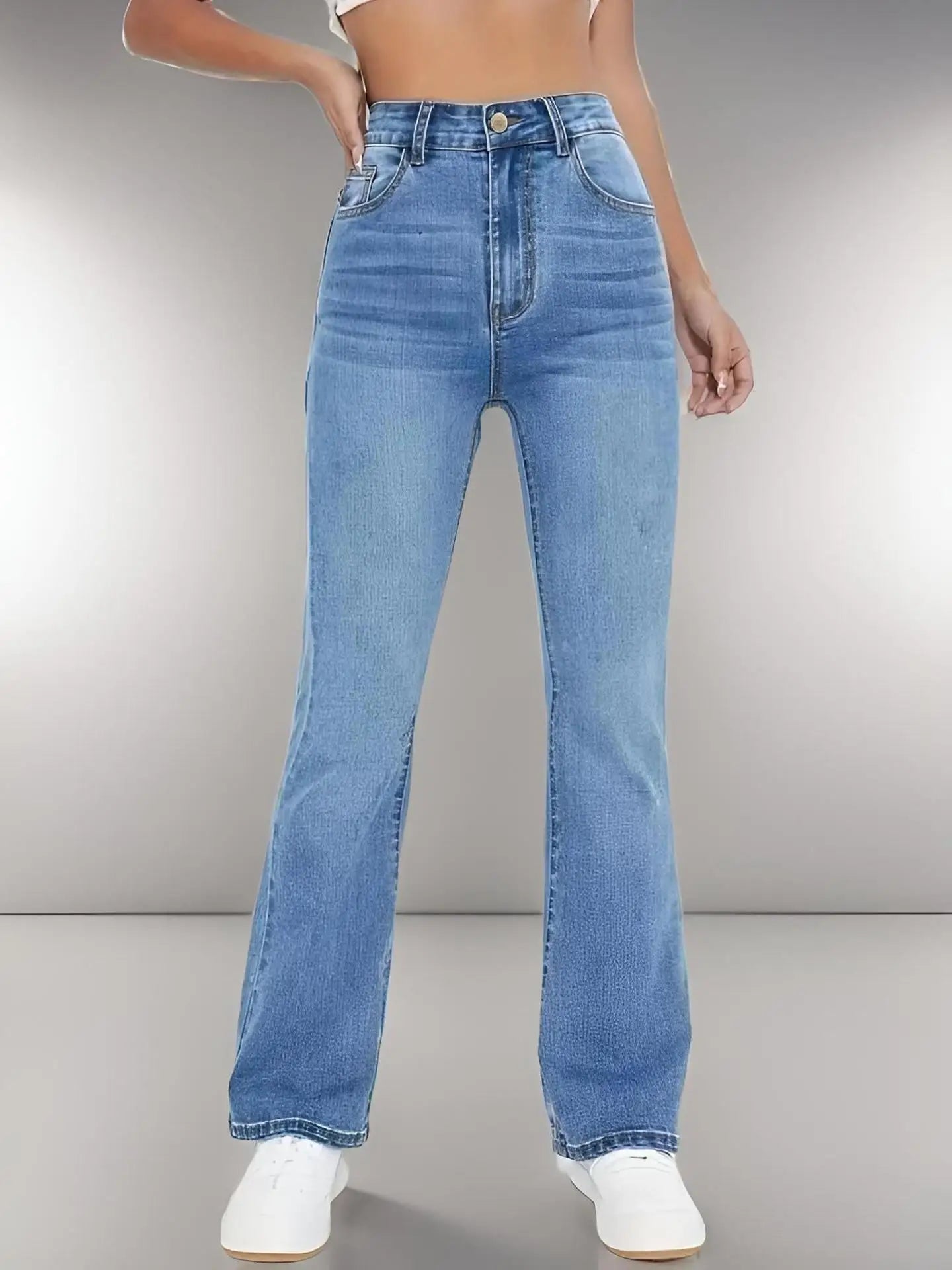 New women's hot jeans slimming European and American style casual