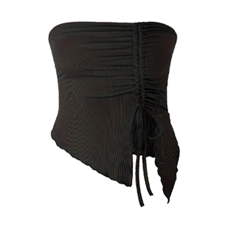 Spring and Summer New Drawstring Red Valentine's Day Party Ins Style