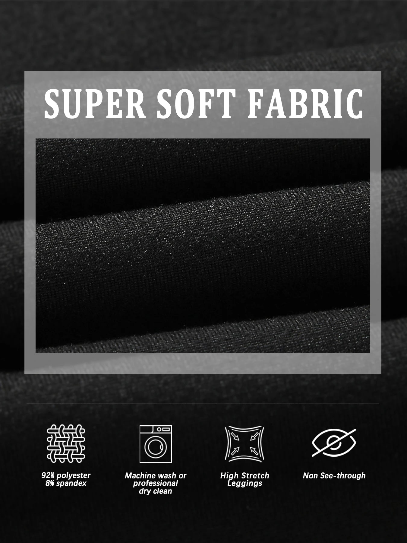 Women's Super Soft Leggings High Elasticity No See Through Workout