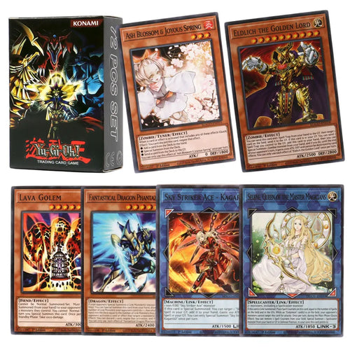 66-148PCS Yugioh Cards with Tin Box Yu Gi Oh Card English Holographic
