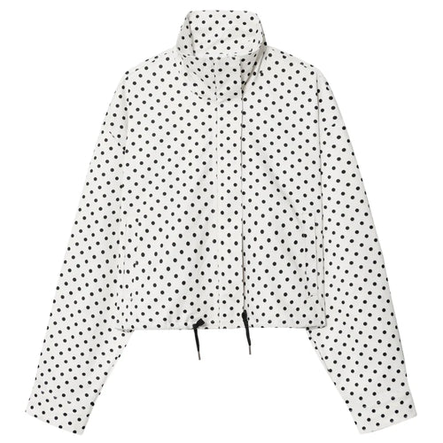 HXAO Polka Dot Bomber Jacket Women's Jackets Demi-Season Oversized