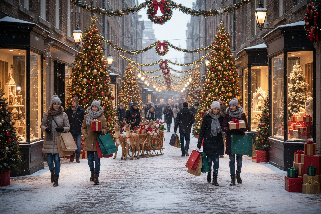 christmas shopping  picture